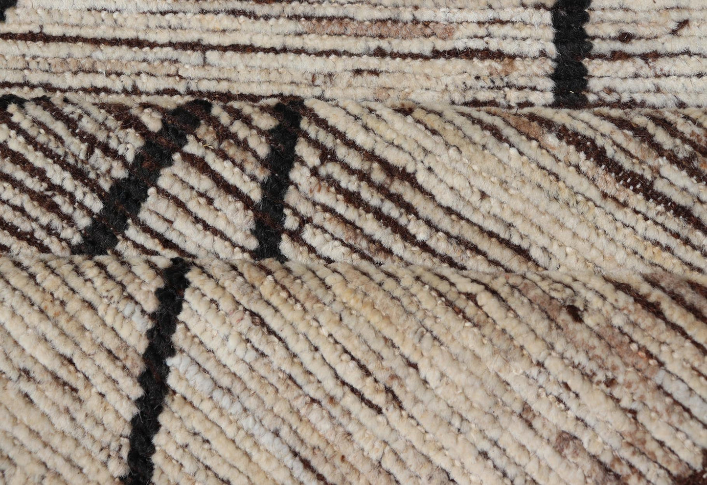 Moroccan Runner in Wool With Diamond Design in Earthy Tones by Keivan Woven Arts. Keivan Woven Arts; rug SNK - 2404, country of origin / type: Afghanistan / Modern Casual, circa Early - 21th Century. Measures: 3'5 x 9'11 This modern casual tribal Mo... - Keivan Woven ArtsSNK - 2404 - 24390Rug