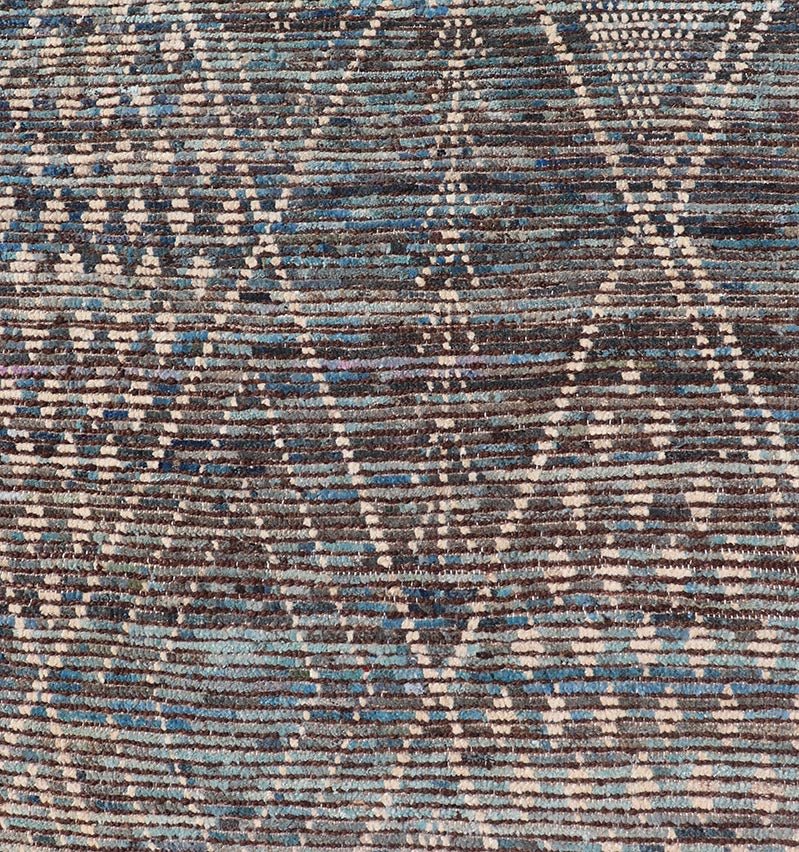 Keivan Woven Arts Modern long Runner in All - Over Tribal Design Keivan Woven Arts Modern Long distressed Moroccan Runner in All - Over Tribal Design Measures: 3'3 x 15'11 Keivan Woven Arts Modern Runner in All - Over Tribal Design. rug... - Keivan Woven ArtsSNK - 3809 - 27676Rug