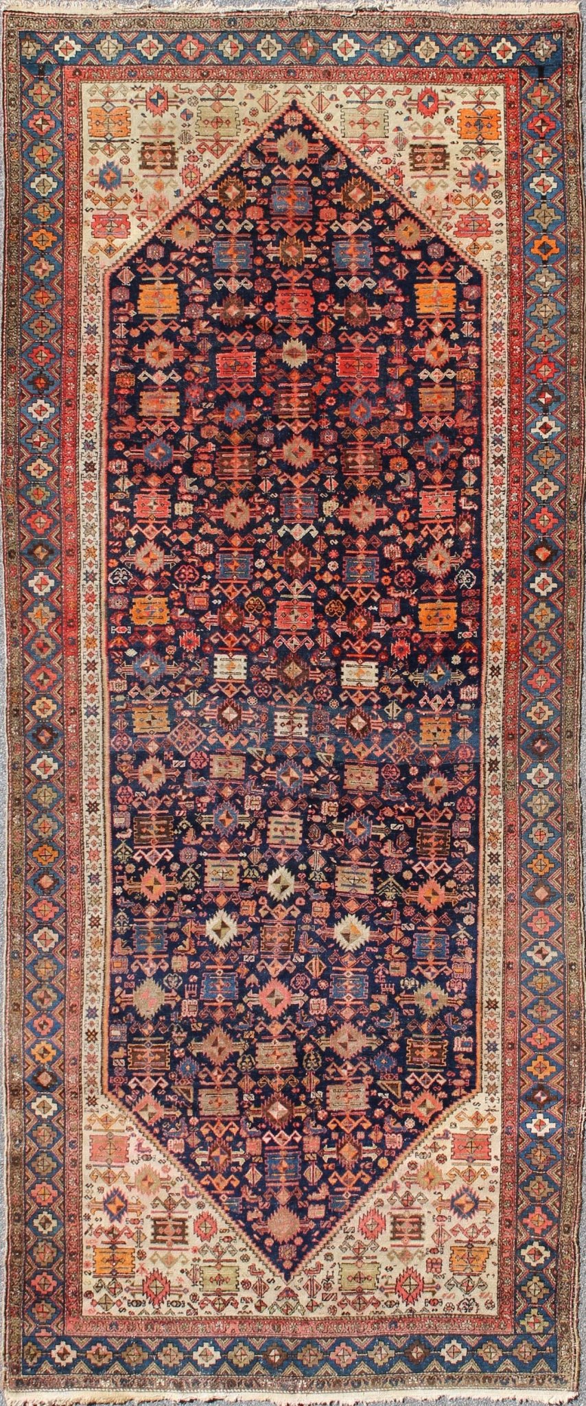 Navy Blue Antique Persian Malayer Antique Rug with All - Over Sub - Geometric Design kwarugs Navy blue antique Persian Malayer antique rug with all - over sub - geometric design, rug tra - 170901, country of origin / type: Iran / Malayer, circa 1910 ... - Keivan Woven ArtsTRA - 170901 - 8735Rug