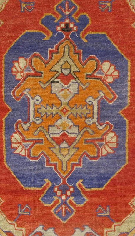 Colorful Vintage Turkish Oushak Rug with Stylized Geometric, Tribal Motifs Vintage Turkish Oushak Rug with Stylized Geometric design rug/tu - ugu - 136100 origin/turkey kwarugs This vintage Oushak rug features an intricately beautiful design... - Keivan Woven ArtsTU - UGU - 136100 - 4698Rug