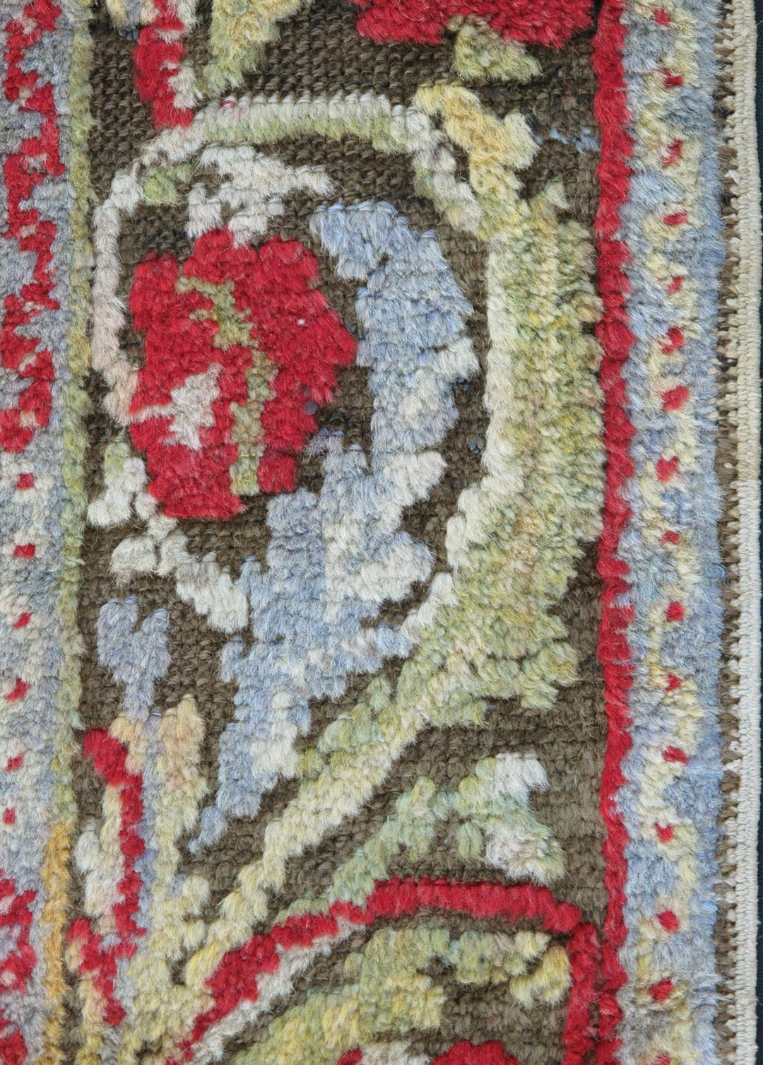 Rich red antique Turkish Oushak runner with three ornate floral medallions Measures: 3'6 x 11' Country of Origin: Turkey; Type: Oushak; Design: Floral Medallion, All - Over; Keivan Woven Arts: rug tu - umi - 1902; Rich red antique Turkish Ousha... - Keivan Woven ArtsTU - UMI - 1902 - 2007Rug