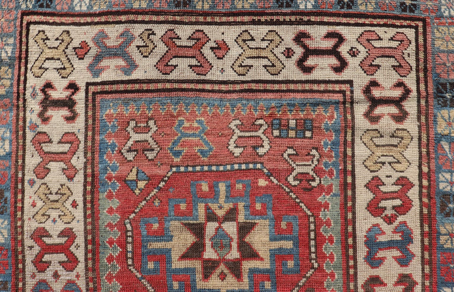 Antique Caucasian Kazak Rug with Sub - Geometric Medallion's Design Antique Caucasian Kazak Rug with Sub - Geometric Medallion's Design. Keivan Woven Arts / rug V21 - 0503 - 15488, country of origin / type: Caucasus / Kazak, circa Late - 19th Century. ... - Keivan Woven ArtsV21 - 0503 - 15488 - 16400