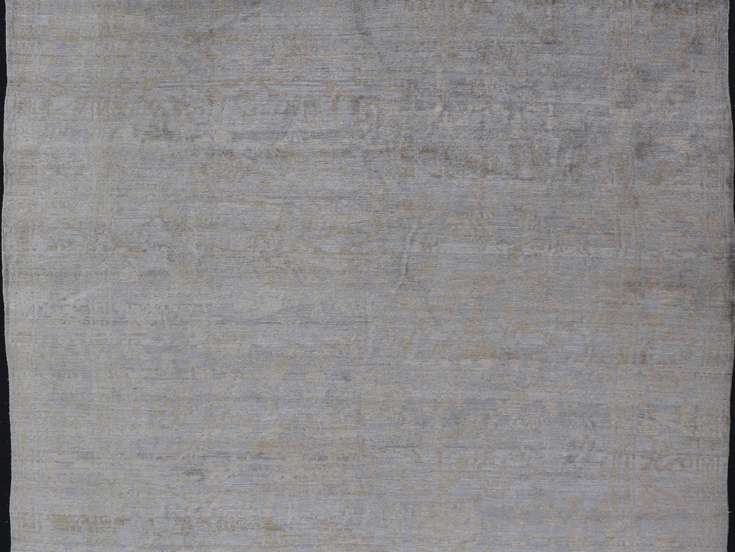 Modern Hand - Knotted silk Tibetan Rug by Keivan Woven Arts Modern Hand - Knotted Silk Tibetan Rug by Keivan Woven Arts. This modern hand - knotted Tibetan rug features an all - over floral design set upon grey background with details in taupe. The ent... - Keivan Woven ArtsV21 - 0803 - 16973