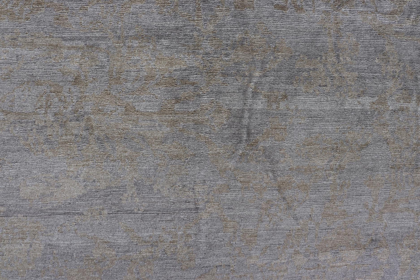 Modern Hand - Knotted silk Tibetan Rug by Keivan Woven Arts Modern Hand - Knotted Silk Tibetan Rug by Keivan Woven Arts. This modern hand - knotted Tibetan rug features an all - over floral design set upon grey background with details in taupe. The ent... - Keivan Woven ArtsV21 - 0803 - 16973
