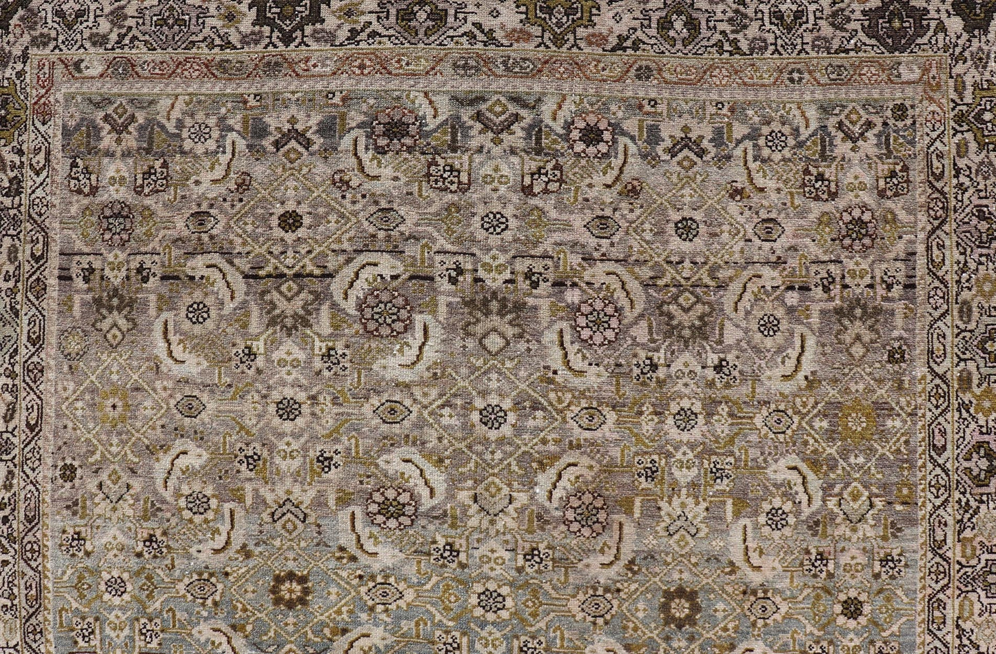 Gallery Persian Malayer All - Over Geometric Design Keivan Woven Arts. rug W22 - 1001, Keivan Woven Arts / country of origin / type: Iran / Malayer, circa 1910. Measures: 5'3 x 11'3 This antique Malayer carpet from 1920s Persia features dynamic ... - Keivan Woven ArtsW22 - 1001 - 18667