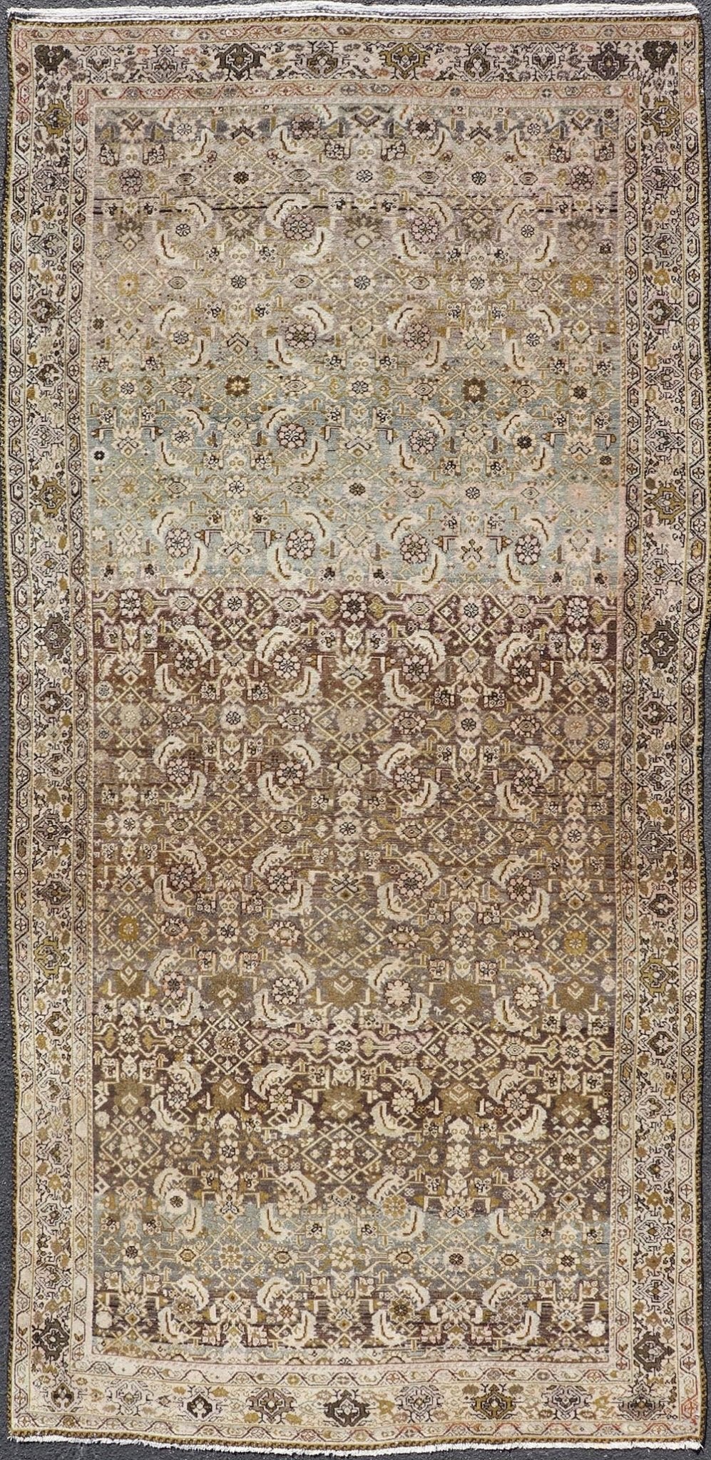Gallery Persian Malayer All - Over Geometric Design Keivan Woven Arts. rug W22 - 1001, Keivan Woven Arts / country of origin / type: Iran / Malayer, circa 1910. Measures: 5'3 x 11'3 This antique Malayer carpet from 1920s Persia features dynamic ... - Keivan Woven ArtsW22 - 1001 - 18667