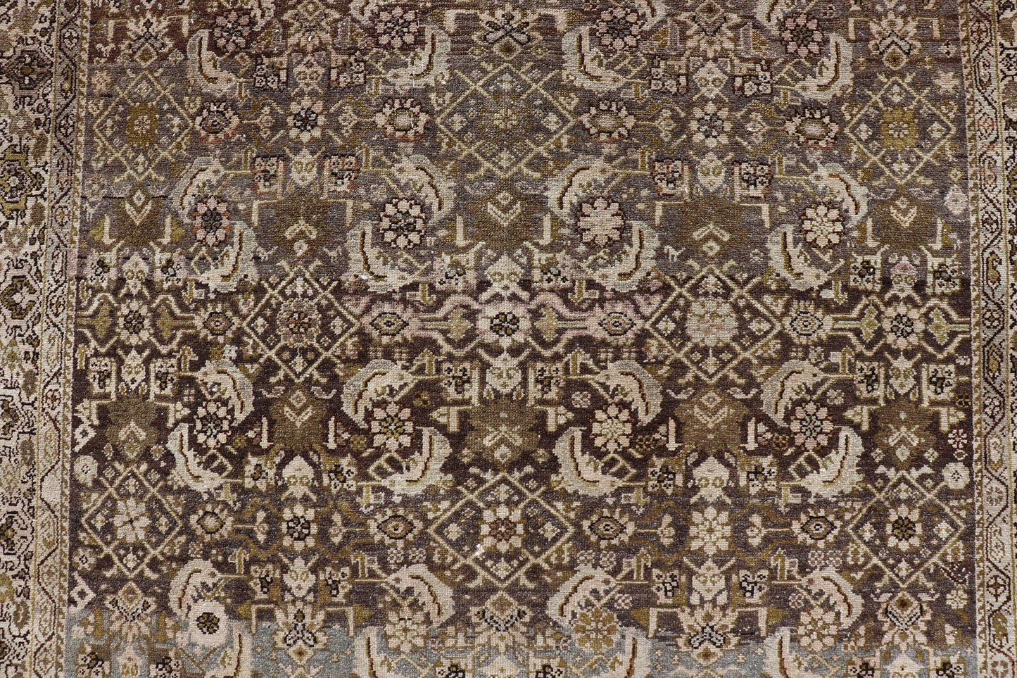 Gallery Persian Malayer All - Over Geometric Design Keivan Woven Arts. rug W22 - 1001, Keivan Woven Arts / country of origin / type: Iran / Malayer, circa 1910. Measures: 5'3 x 11'3 This antique Malayer carpet from 1920s Persia features dynamic ... - Keivan Woven ArtsW22 - 1001 - 18667