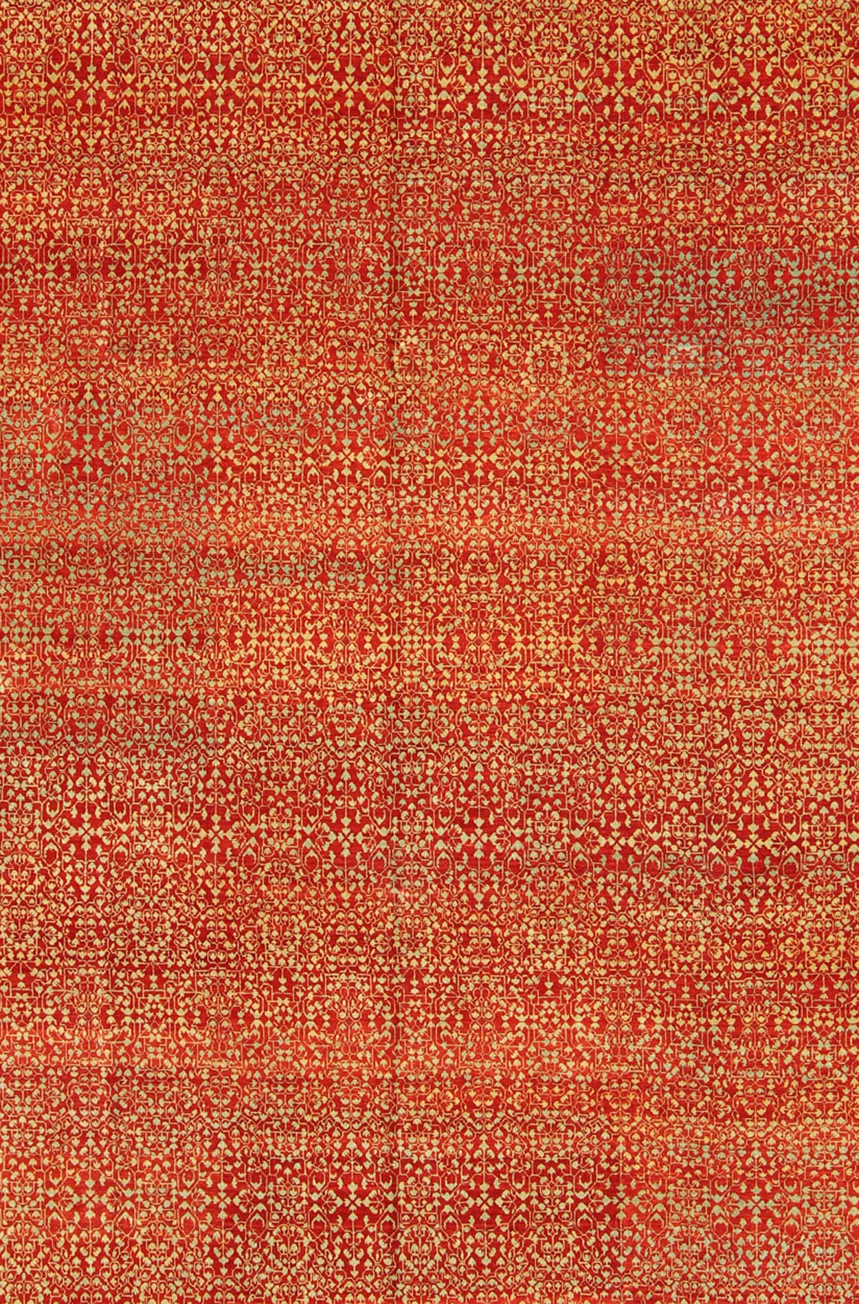 Vintage Mamluk Rug with All - Over Ottoman Design Large Vintage Mamluk Rug, rug WL - 266930, country of origin / type: Turkey / Mamluk, circa Late - 20th Century. Measures: 8'11 x 11'9. Finely Handwoven in Turkey, this marvelous Mamluk ... - Keivan Woven ArtsWL - 266930 - 1963Rug