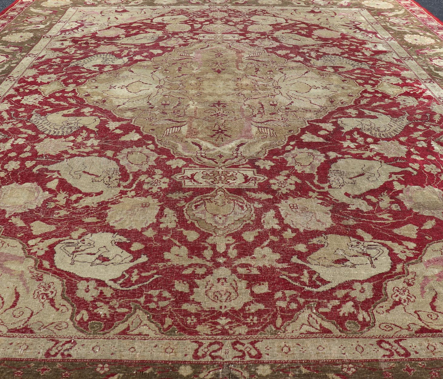 Very fine Mogul carpet from 18th century made in Agra area in India - Keivan Woven ArtsX23 - 0304 - 23541Rug