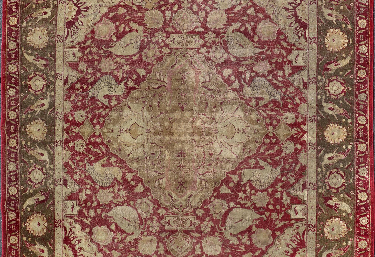 Very fine Mogul carpet from 18th century made in Agra area in India - Keivan Woven ArtsX23 - 0304 - 23541Rug