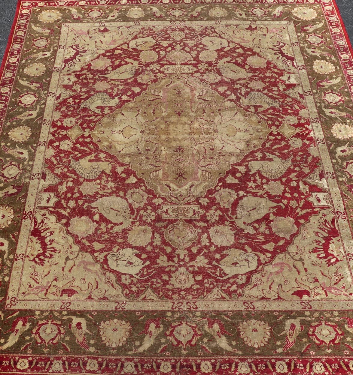 Very fine Mogul carpet from 18th century made in Agra area in India - Keivan Woven ArtsX23 - 0304 - 23541Rug