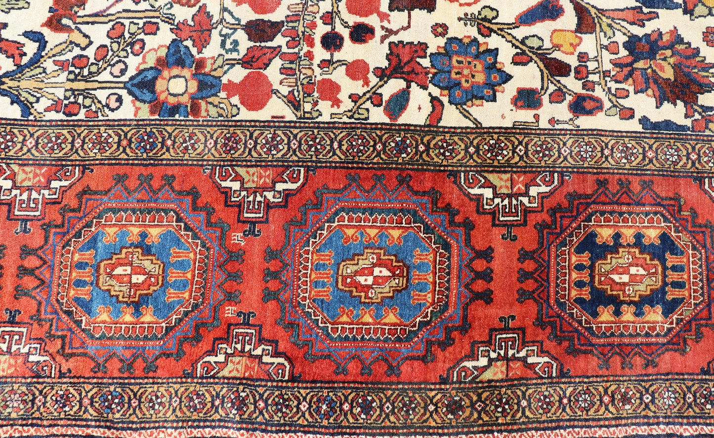 Very Fine weave Bakhtiari perhaps commissioned rug with more Faraghan weave - Keivan Woven ArtsX23 - 0305 - 278 - 23536Rug