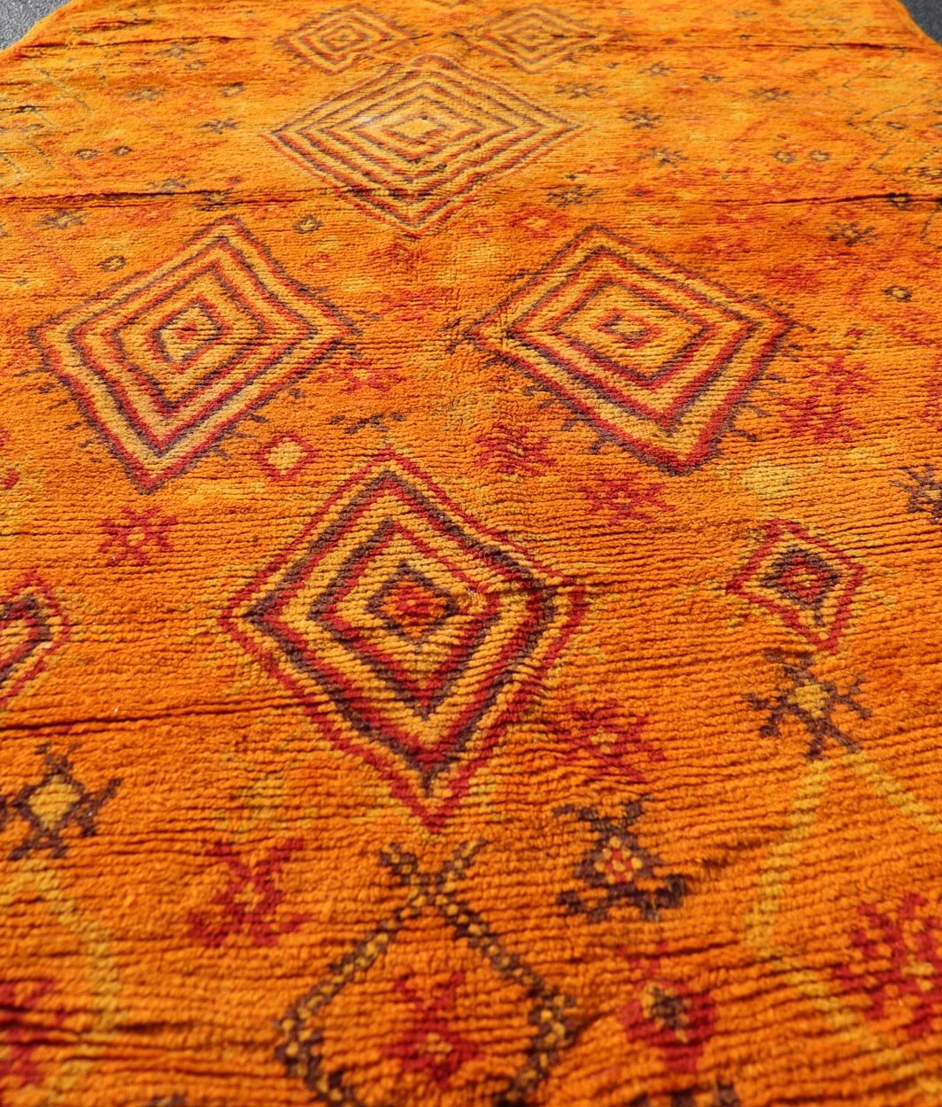 Large Vintage Moroccan Gallery Rug with Tribal Design Keivan Woven Arts. rug X23 - 0311, country of origin / type: Morocco / Tribal, circa Mid - 20th Century. Measures: 5'1 x 9'7 This gorgeous vintage Moroccan carpet from the Mid - 20th century di... - Keivan Woven ArtsX23 - 0311 - 25660Rug