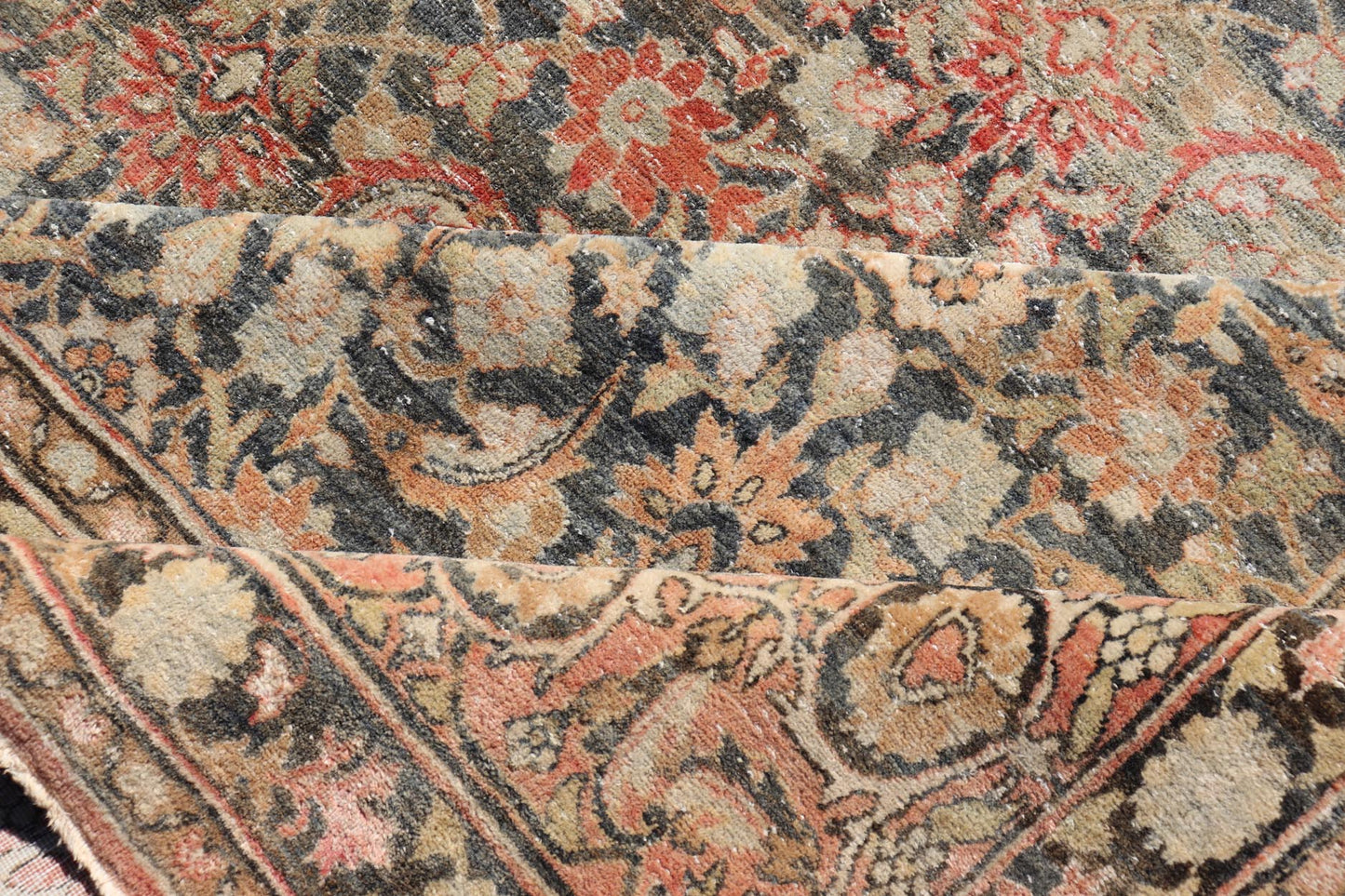 Keivan Woven Arts Antique Persian Yazd Rug with Floral - Geometric Design. rug X23 - 0902, Keivan Woven Arts / country of origin / type: Iran / Yazd, circa 1910 Measures: 9'6 x 13'10 This antique Persian Yazd carpet (circa 1910) features a refin... - Keivan Woven ArtsX23 - 0902 - 25098Rug