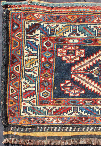 Small Antique Turkestanian Yomud Rug with Tribal Diamond Medallion Design, rug 10 - ke - 1000, country of origin / type: Turkestan / Yomud, circa 1870s This small antique Yomud rug is unique in its central medallion design. A diamond - shaped medallio... - Keivan Woven Arts10 - KE - 1000 - 1181Rug