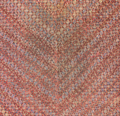 Antique Caucasian Verneh Rug with Geometric Design in Red, Blue, Green, Ivory Verneh Antique Rug from Caucasus with Geometric Motifs in Multicolors, rug 11 - 90108, country of origin / type: Caucasus / Verneh, circa 1900. This modern - desig... - Keivan Woven Arts11 - 90108 - 185Rug