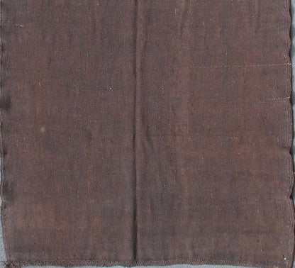 Very Long and Wide Moroccan Kilim Gallery Runner in Solid Brown Moroccan Kilim Runner with Fringe Detail, Keivan Woven Arts / rug 13 - 0402, country of origin / type: Morocco / Moroccan, circa Mid - 20th century. Measures: 6'1 x 20'4. ... - Keivan Woven Arts13 - 0402 - 4188Rug