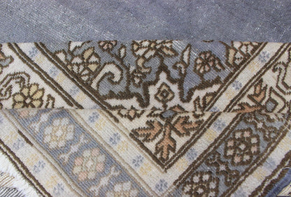 Elegant Vintage Moroccan Rug in Blue, Grayish - Blue Traditional Medallion Design Grayish - blue traditional Medallion design Moroccan rug. Keivan Woven Arts / rug 13 - 0607 / country of origin / type: Morocco / Tribal, circa 1960 This Moroccan... - Keivan Woven Arts13 - 0607 - 4306Rug