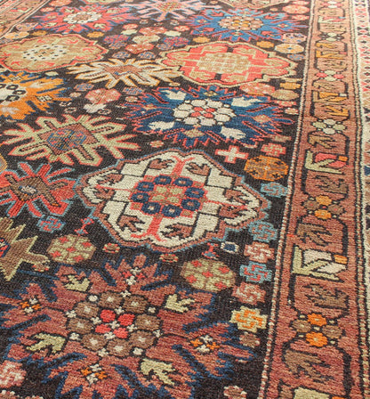 Antique Caucasian Rug with All - Over Multi - Colored in Large All Over Pattern. Large scale geometric boteh Caucasian Rug. Elegant All - Over Antique Caucasian Rug. Keivan Woven Arts / rug 13 - 0915, country of origin / type: Russia / Kazak, circa late 19th C... - Keivan Woven Arts13 - 0915 - 5136Rug