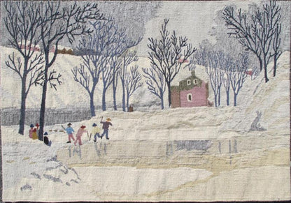 Keivan Woven Arts 13 - 1104 Hand woven scenic tapestry from the mid 20th century, - Keivan Woven Arts13 - 1104 - 4010Rug