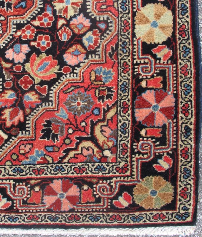 Antique Persian Sarouk Farahan Carpet with Intricate and Colorful Floral Motifs This outstanding antique Farahan Sarouk carpet is primarily characterized by its classical composition. This beautiful carpet represents the highest levels of master... - Keivan Woven Arts13 - 1209 - 5180Rug