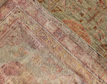 Central Asia Antique Hand Knotted Khotan Rug With Floral Geometrics Keivan Woven Arts Rug# 16 - 1004 early 20th Century Antique Khotan This antique, Central Asian Khotan rug from the early 20th century features a traditional, all - over floral, g... - Keivan Woven Arts16 - 1004 - 8187Rug