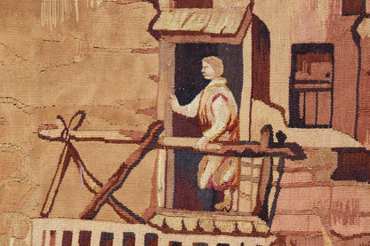 19th Century Antique French Verdure Tapestry with a Countryside Scene. 19th Century Antique French Verdure Tapestry with a Countryside Scene. Rug 16 - 1206, This enchanting antique verdure tapestry beautifully illustrates a Countryside Scene with... - Keivan Woven Arts16 - 1206 - 8135Rug