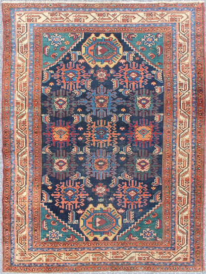 Antique Persian Malayer Carpet with Colorful, All - Over Sub - Geometric Design. rug 17 - 0601, country of origin / type: Iran / Malayer, circa 1910. This magnificent antique Persian Malayer carpet bears a beautiful, all - over sub - geometric design paired ... - Keivan Woven Arts17 - 0601 - 8559Rug