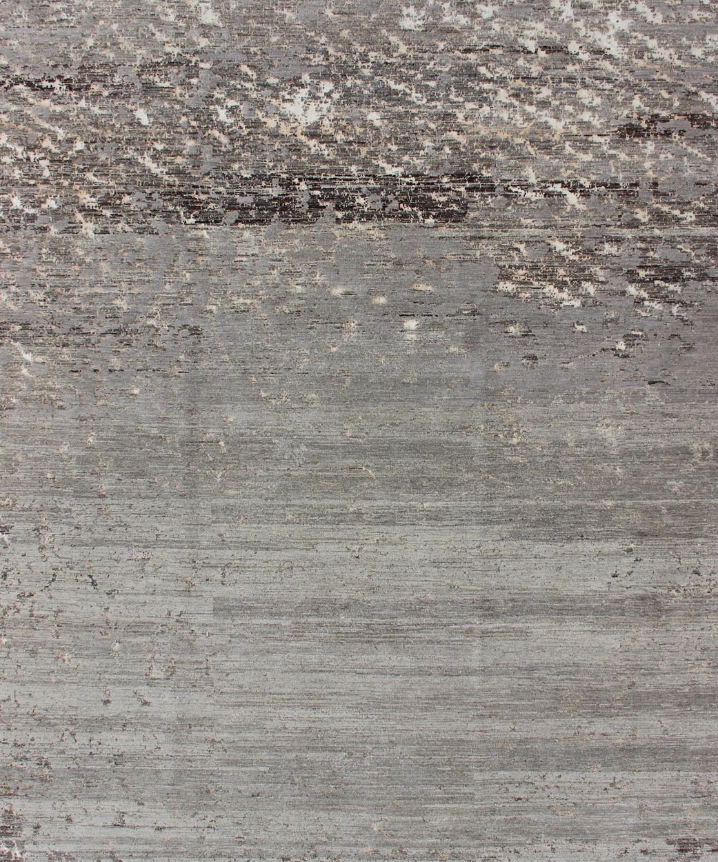 Finely Woven Wool and Silk Modern Rug from Nepal by Keivan Woven Arts Rug 19 - 0837, Keivan Woven Arts / country of origin / type: Nepal / Modern This Tibetan rug, made in Nepal was woven with wool and silk and features a modern design rendered in... - Keivan Woven Arts19 - 0837 - 11689Rug