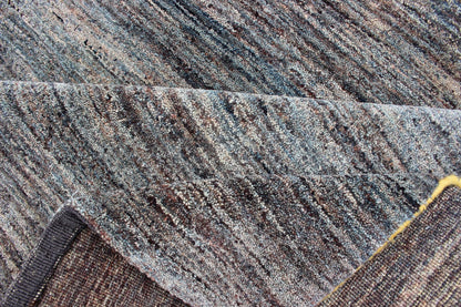 Fine Modern Rug in Variegated Design by Keivan Woven Arts. Modern Rug, rug 19 - 0838, Keivan Woven Arts country of origin / type: Afghanistan / Modern Design Rug Measures: 8' x 10'2 This finely woven rug displays a modern and minimalist design with... - Keivan Woven Arts19 - 0838 - 11723Rug