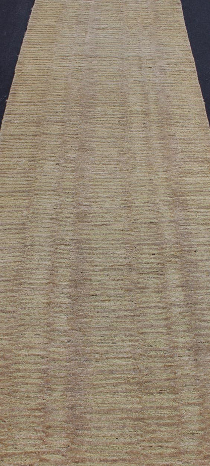 Modern Wool and Silk Runner from Nepal with All - Over Design Variegated design Tibetan Modern runner. Keivan Woven Arts / rug 19 - 0840, country of origin / type: Nepal / Modern This rug from Nepal is made from wool and silk and features an ... - Keivan Woven Arts19 - 0840 - 11695Rug