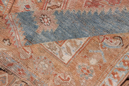 Antique Persian Kurdish Runner With Large Tribal Medallion Design. Keivan Woven Arts, 19-0106, country of origin / type: Iran / Kurdish, circa 1900.
 
 
 
 Measures: 3'7 x 14'3
 
 
 
 This antique Kurdish tribal rug was woven by Kurdish weavers in west...