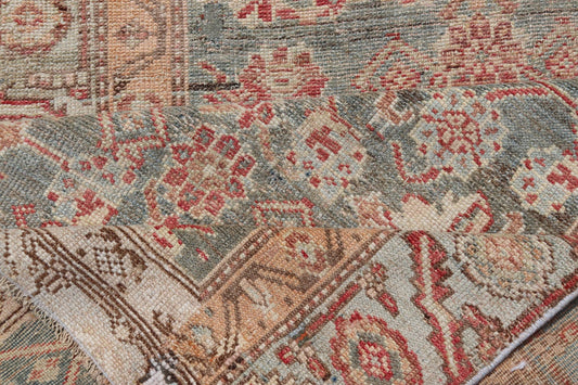 Antique Persian Kurdish Runner With Sub-Geometric All Over Herati Design. Keivan Woven Arts / rug V21-0115, country of origin / type: Iran / Kurdish, circa 1910.
 
 Measures: 3'0 x 13'10 
 
 
 
 This kurdish runner from 1910's is characterized by its a...