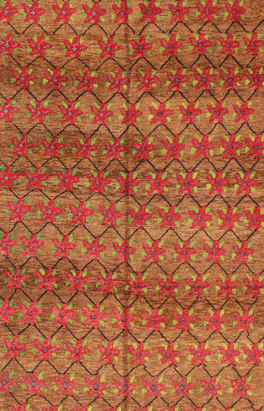 Turkish Oushak Runner with Poinsettia Design Set Atop Light Brown Background
 
 
 
 Poinsettia Design Oushak Turkish Rug with Flowers
 
 rug/tu-mtu-3316, origin/turkey
 
 
 
 This unique Turkish Oushak features an all-over design of vibrant poinsettias...