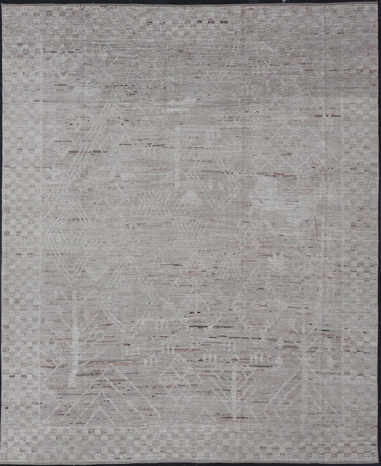 Oversized Afghan Modern Casual Abstract Rug in Muted Earthy Tones. Keivan Woven Arts; rug AAR - 1001 Country of Origin: Afghanistan Type: Modern Casual Design: Sub - Geometric. Authentic Modern Casual Persian Rug, Authentic Modern Casual Rug. Measures: ... - Keivan Woven ArtsAAR - 1001 - 23708Rug