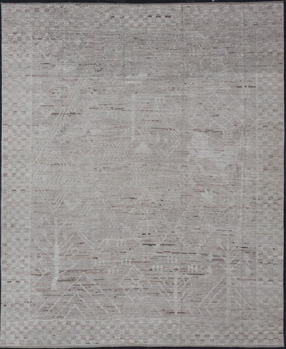 Oversized Afghan Modern Casual Abstract Rug in Muted Earthy Tones. Keivan Woven Arts; rug AAR - 1001 Country of Origin: Afghanistan Type: Modern Casual Design: Sub - Geometric. Authentic Modern Casual Persian Rug, Authentic Modern Casual Rug. Measures: ... - Keivan Woven ArtsAAR - 1001 - 23708Rug