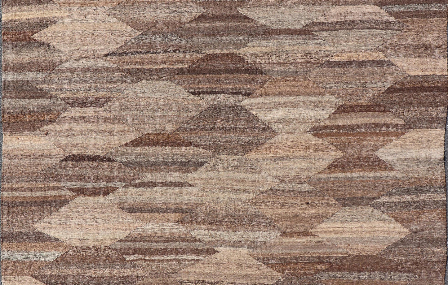 Modern Hand - Woven Flatweave Kilim in Wool with Sub - Geometric Diamond Design. Modern Kilim Rug, Keivan Woven Arts / rug AFG - 127, country of origin / type: Afghanistan / Kilim, circa Early - 21th Century. Measures: 6'9 x 9'8 This flat - weave tribal k... - Keivan Woven ArtsAFG - 127 - 21439Rug
