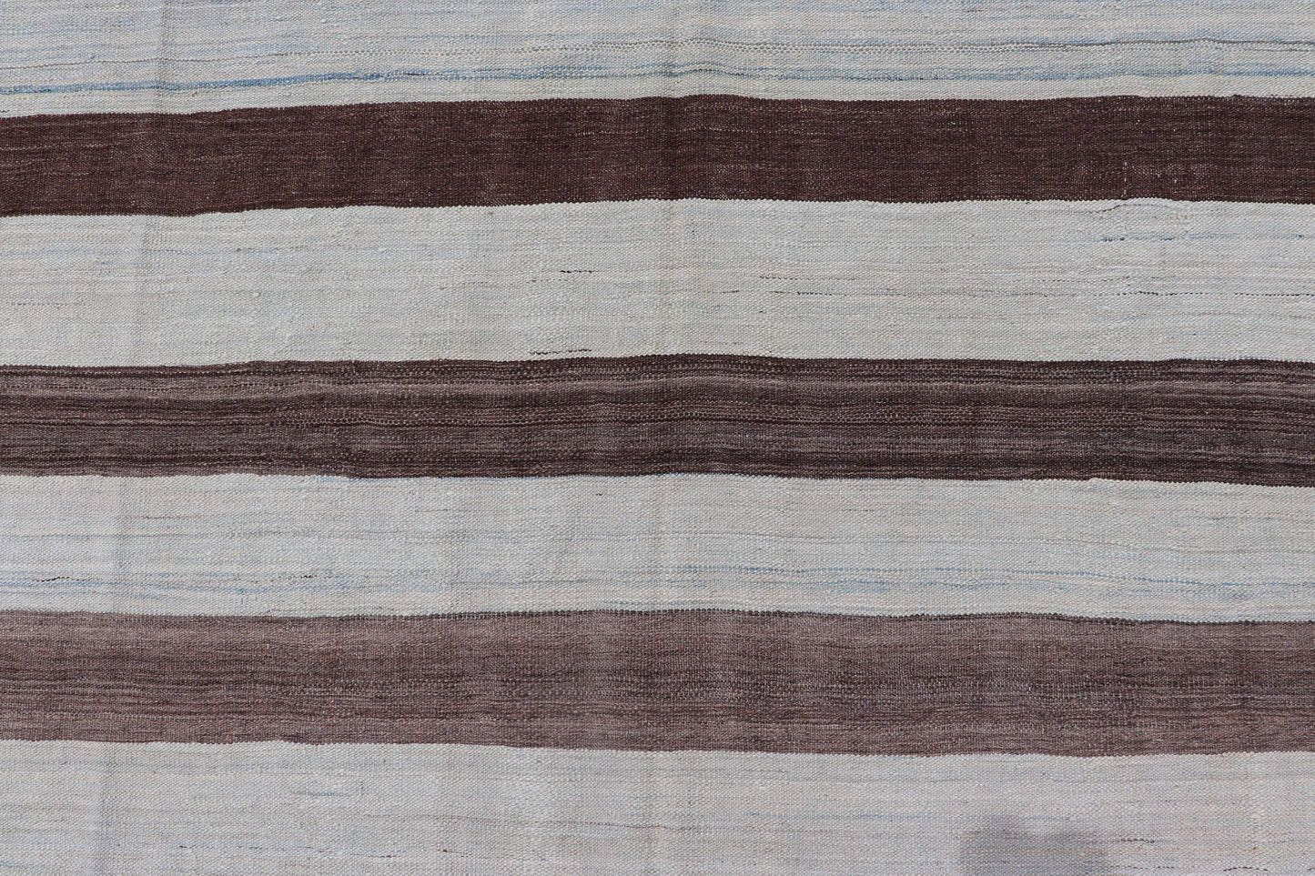 Modern Kilim Hand Woven Casual Rug with Stripes in Shades of Blue and Brown Flat - weave Kilim rug with stripes with modern design in shades of blue's, brown's. Keivan Woven Arts / rug AFG - 155, country of origin / type: Afghanistan / Kilim ... - Keivan Woven ArtsAFG - 155 - 15831Rug