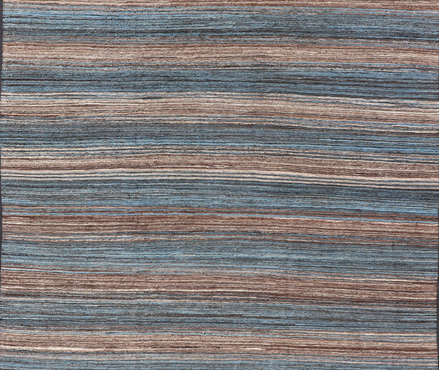 Brown and Blue Flat - Weave Kilim for variety of Casual Designs Versatile and natural blue and brown flat - weave Kilim for Modern design, Casual design or Classic design. Flat - weave Kilim rug with brown tones, Keivan Woven Arts/rug AFG - 23166, coun... - Keivan Woven ArtsAFG - 23166 - 13940Rug