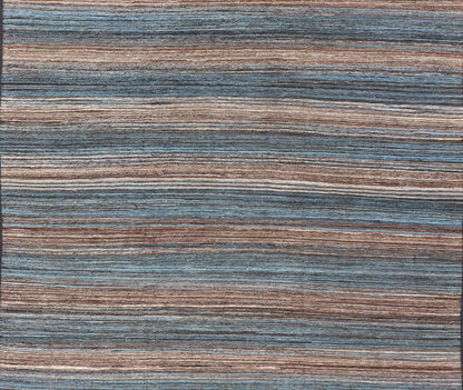 Brown and Blue Flat - Weave Kilim for variety of Casual Designs Versatile and natural blue and brown flat - weave Kilim for Modern design, Casual design or Classic design. Flat - weave Kilim rug with brown tones, Keivan Woven Arts/rug AFG - 23166, coun... - Keivan Woven ArtsAFG - 23166 - 13940Rug