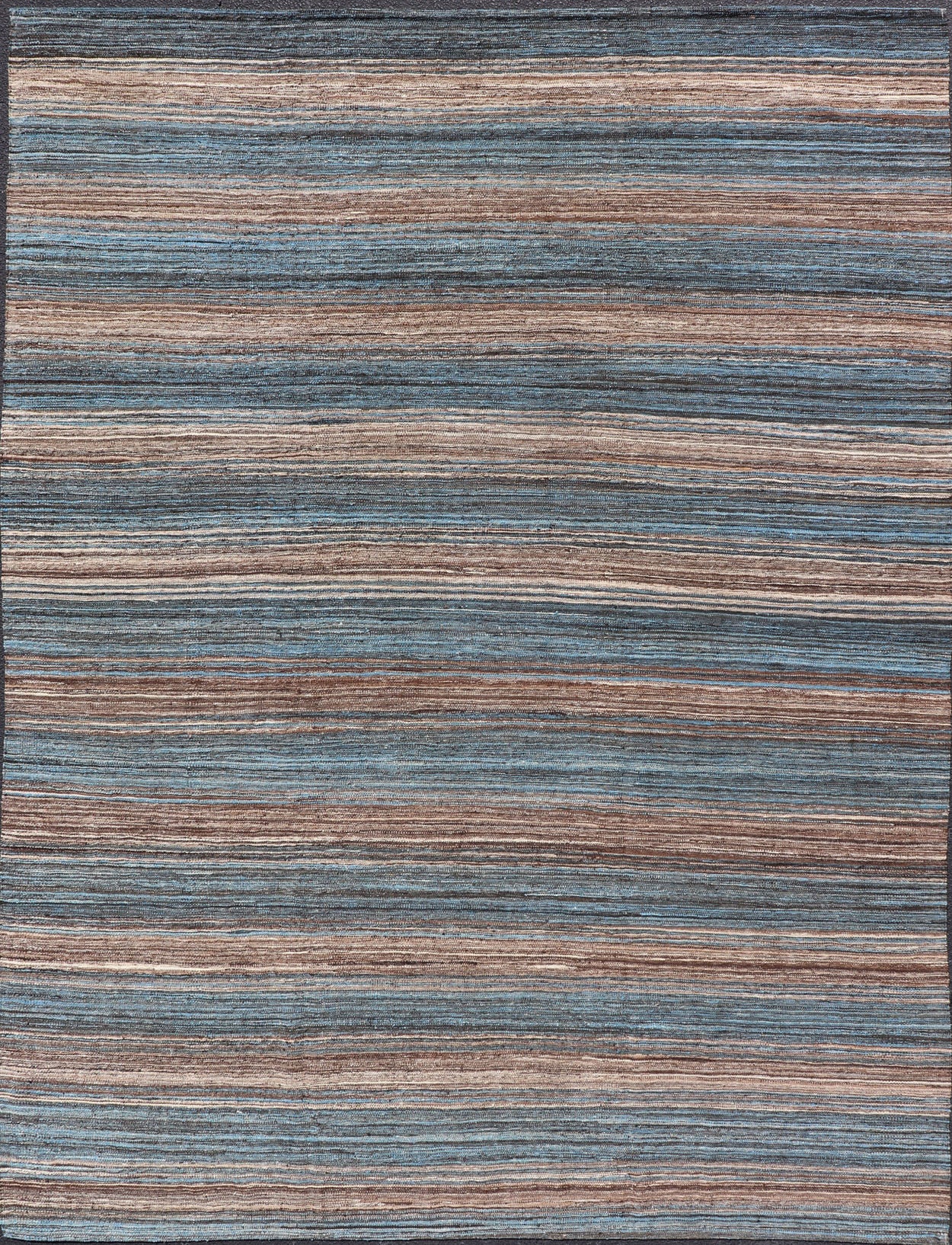 Brown and Blue Flat - Weave Kilim for variety of Casual Designs Versatile and natural blue and brown flat - weave Kilim for Modern design, Casual design or Classic design. Flat - weave Kilim rug with brown tones, Keivan Woven Arts/rug AFG - 23166, coun... - Keivan Woven ArtsAFG - 23166 - 13940Rug