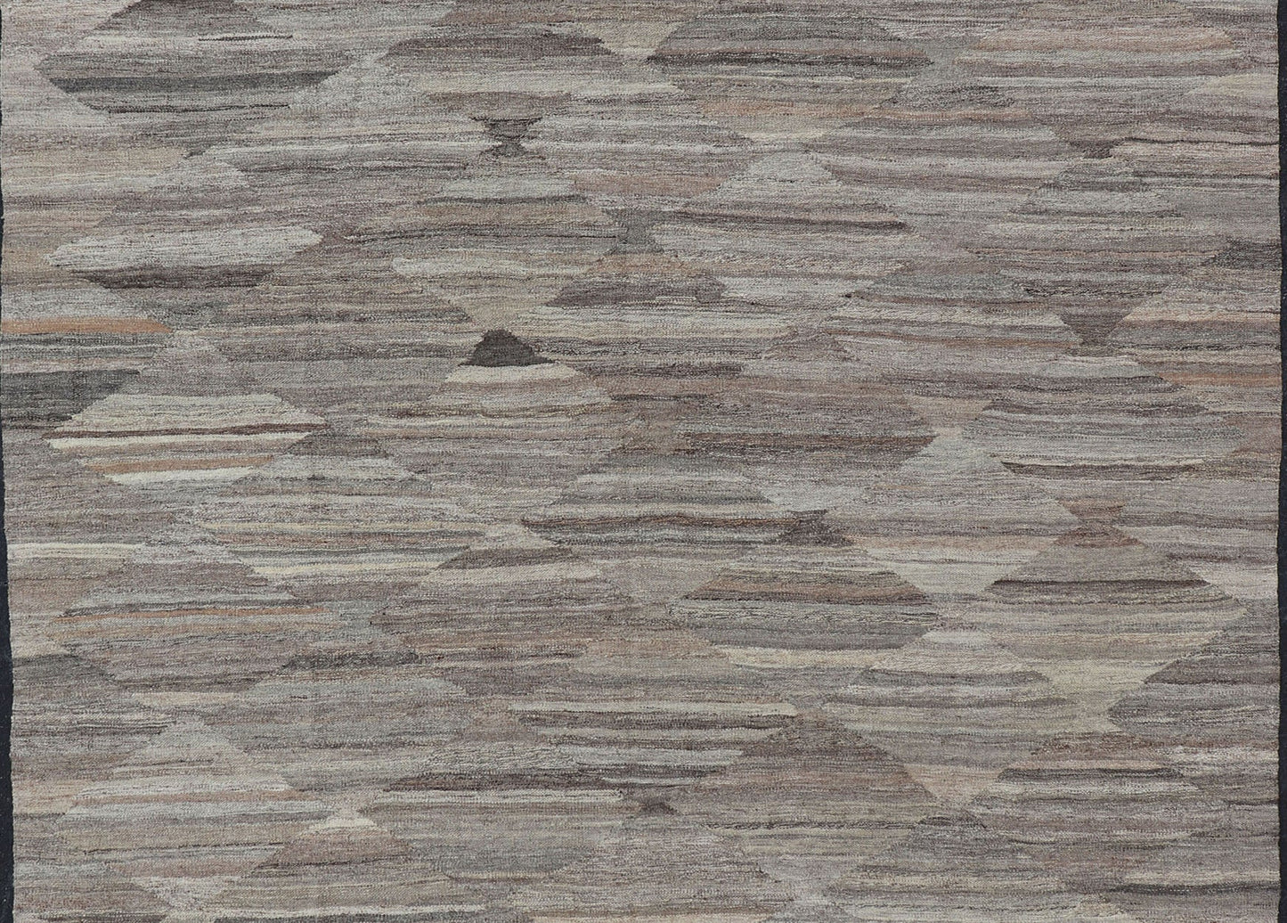 Neutrals, Charcoal, Gray and Brown Afghan Modern Kilim Geometric Design Modern and casual flat - woven Kilim rug. Neutrals, charcoal, gray, blue and brown Afghan Modern Kilim Geometric design. Keivan Woven Arts / Rug AFG - 27567, country of origin /... - Keivan Woven ArtsAFG - 27567 - 15855Rug