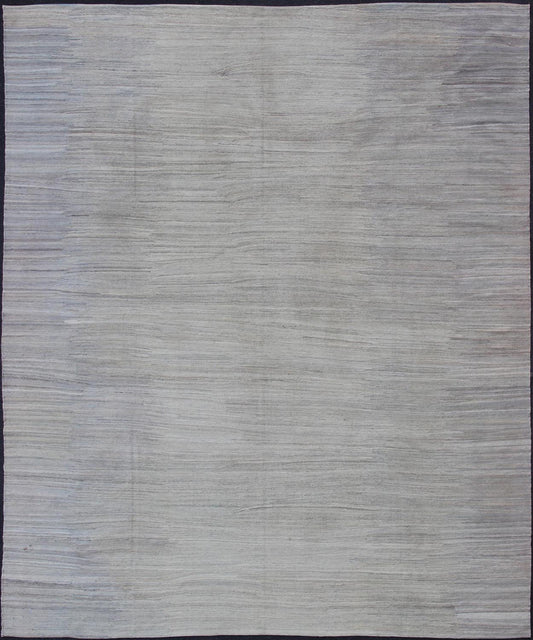Large Kilim Rug in light blue, light Gray & Cream with Minimalist Modern Design Large Modern Kilim Rug in Light Blue - Gray & Cream With Minimalist Modern Design. Keivan Woven Arts / rug/AFG - 27618 , country of origin / type: Afghanistan /Kilim. ... - Keivan Woven ArtsAFG - 27618 - B - 11869Rug