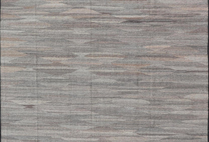 Modern Hand - Woven Flat - Weave Kilim in Wool With Sub - Geometric Diamond Design This flat - weave kilim has been hand - woven. The rug features a modern diamond design, rendered in grays, brown and earthy tones, making this rug a superb fit for a varie... - Keivan Woven ArtsAFG - 27626 - 19712Rug