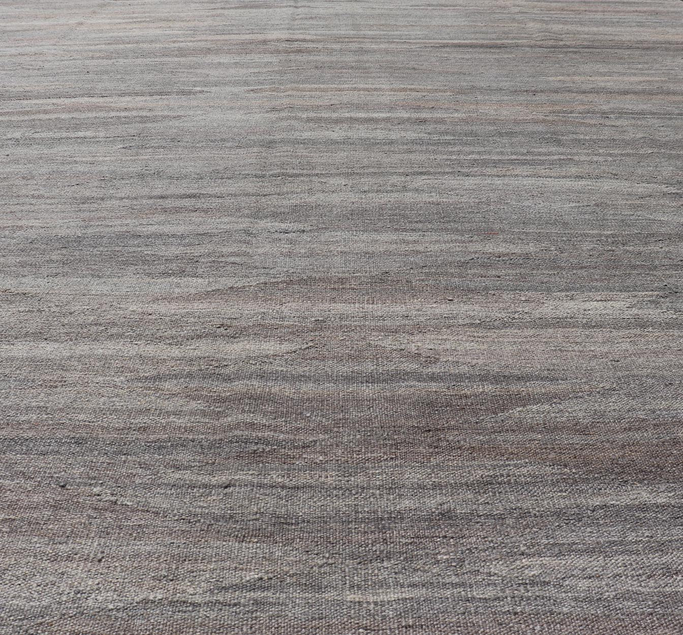 Modern Hand - Woven Flat - Weave Kilim in Wool With Sub - Geometric Diamond Design This flat - weave kilim has been hand - woven. The rug features a modern diamond design, rendered in grays, brown and earthy tones, making this rug a superb fit for a varie... - Keivan Woven ArtsAFG - 27626 - 19712Rug
