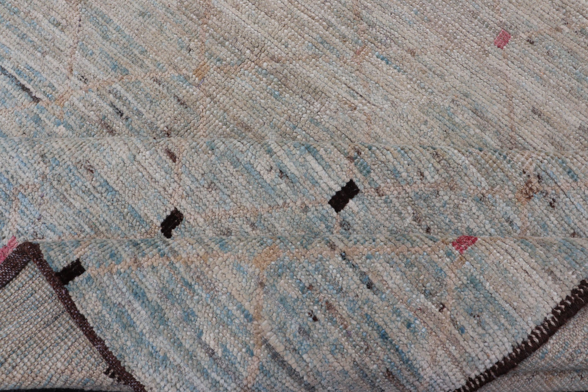 Modern Afghanistan Rug with All - Over Modern Pattern Neutral tone rug with allover modern design, Keivan Woven Arts / rug AFG - 29165, country of origin / type: Afghanistan The subdued design of this piled rug makes it perfect for modern and... - Keivan Woven ArtsAFG - 29165 - 15587Rug