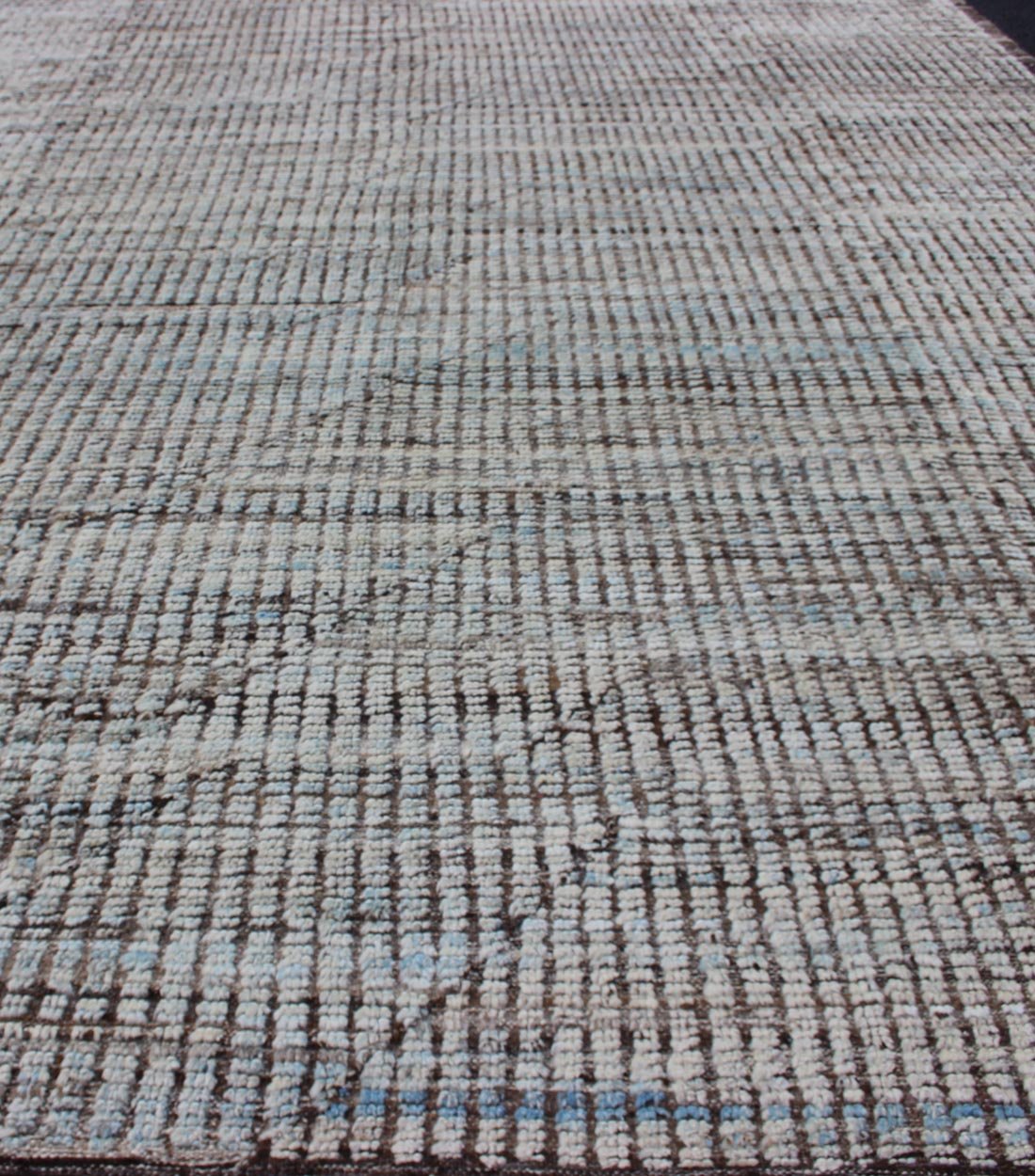 Modern Afghanistan Rug in Neutral Tones with Subdued Design Neutral tone rug with Moroccan free - flowing tribal design, rug afg - 29249, country of origin / type: Afghanistan / The subdued design of this piled rug makes it perfect for mod... - Keivan Woven ArtsAFG - 29249 - 11934Rug