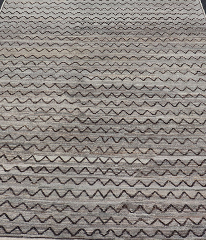 Modern Afghanistan Rug with All - Over Pattern in Muted Tones Neutral tone rug with free - flowing tribal design, Keivan Woven Arts / rug AFG - 29983, country of origin / type: Afghanistan The subdued design of this piled rug makes it perfect f... - Keivan Woven ArtsAFG - 29983 - 15899Rug