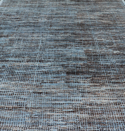 Modern Casual Afghanistan with Hi - Low Textured Rug in Blue & Charcoal Colors. Afghanistan made rug in Various blues and charcoal colors in hi - low texture and free - flowing tribal design, rug AFG - 30452, country of origin / type: Afghanistan / Modern ... - Keivan Woven ArtsAFG - 30452 - 15681Rug