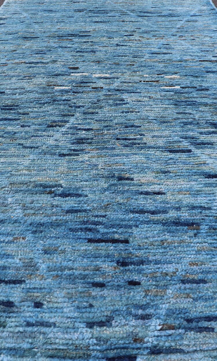 Multi Color Diamond Afghan Modern Casual Gallery Rug Geometric Design Modern and casual Gallery Runner Neutrals, charcoal, gray, blue and brown diamond Afghan Modern rug Geometric design. Keivan Woven Arts / Rug AFG - 31251, country of origin / ty... - Keivan Woven ArtsAFG - 31251 - 15689Rug